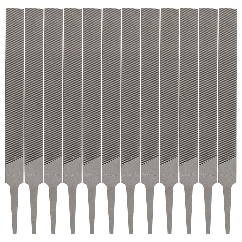 6" Flat Files, 12/Pack