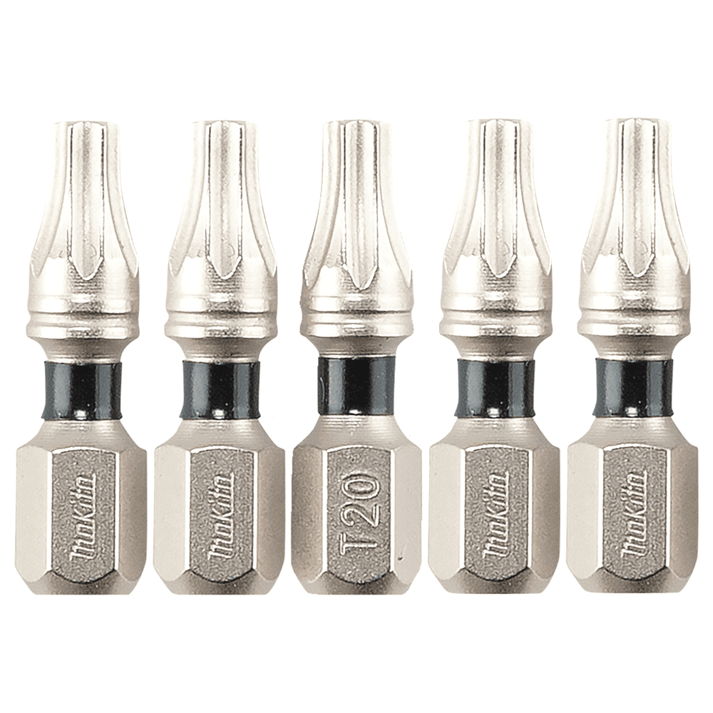 T20 x 1" Impact XPS Torx Drive Insert Bit, 1/4" Shank (5/Pack)