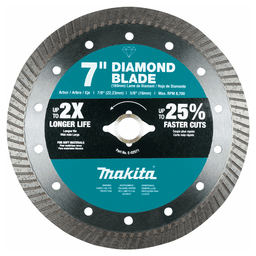 7" Turbo Soft Material Diamond Blade