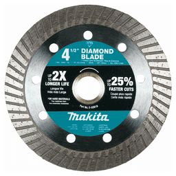 4â€‘1/2" Turbo Hard Material Diamond Blade
