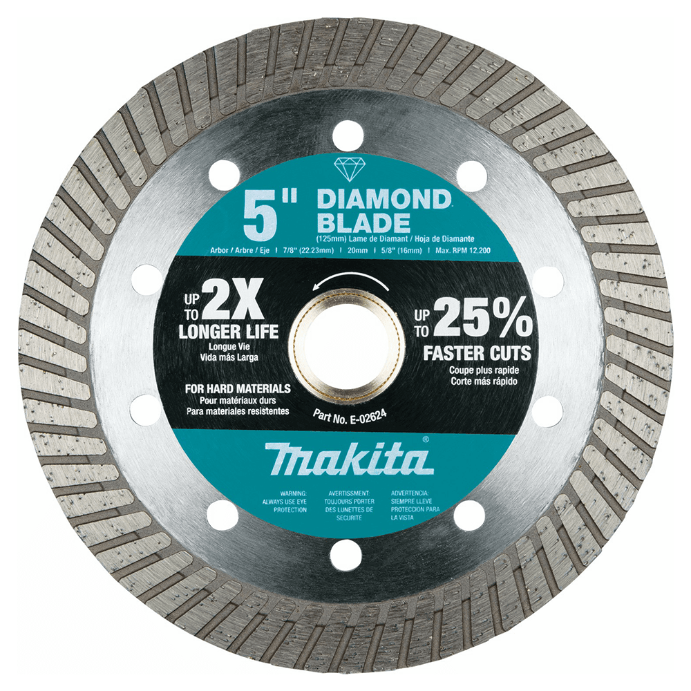 5" Turbo Hard Material Diamond Blade