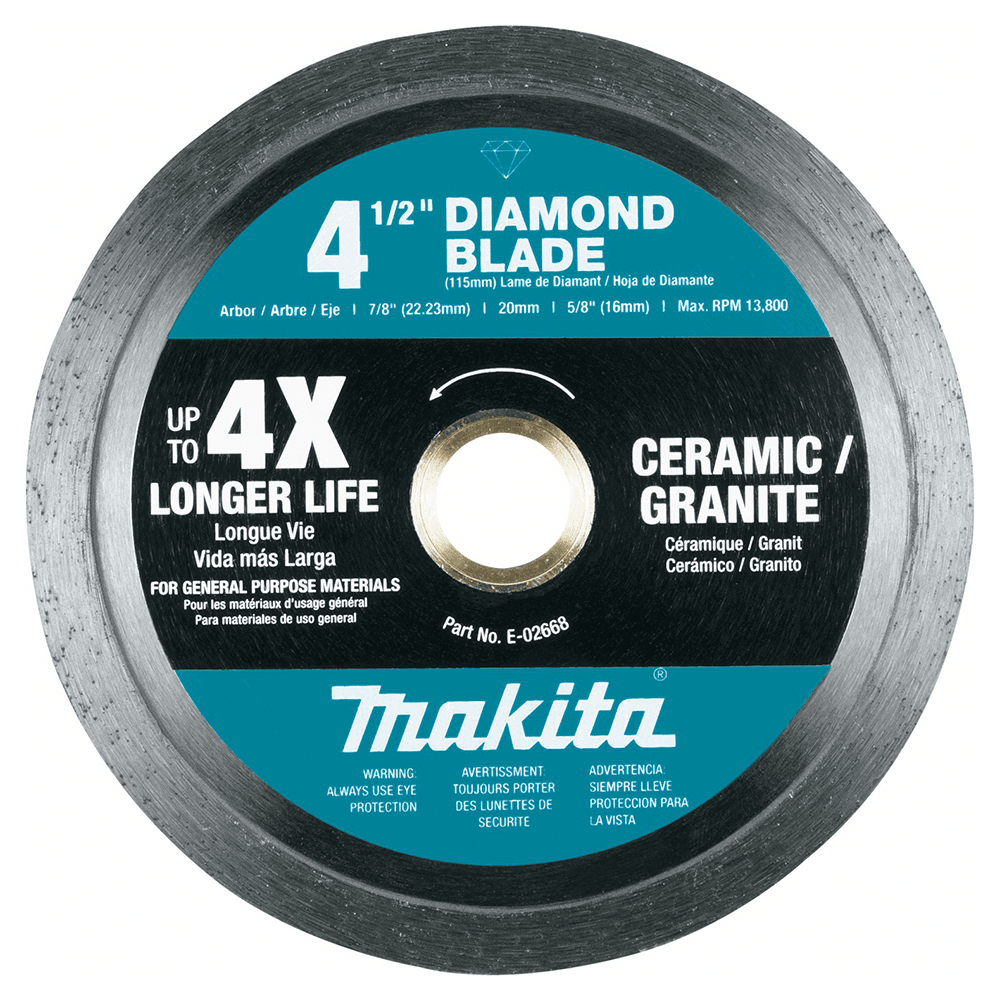 4â€‘1/2" Continuous Rim General Purpose Diamond Blade