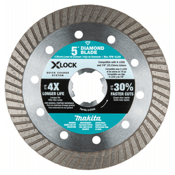 5" X-Lock Turbo Rim Diamond Blade for Masonry Cutting