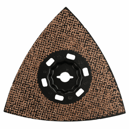 4-1/2" StarlockMax 40 Grit Oscillating Multi-Tool Tungsten Carbide Delta Triangle Sanding Pad