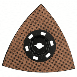 4-1/2" StarlockMax 100 Grit Oscillating Multi-Tool Tungsten Carbide Delta Triangle Sanding Pad