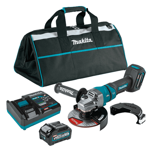 4-1/2" x 6" 40V max XGT Brushless Cordless Paddle Switch Angle Grinder Kit with Electric Brake (4.0Ah)