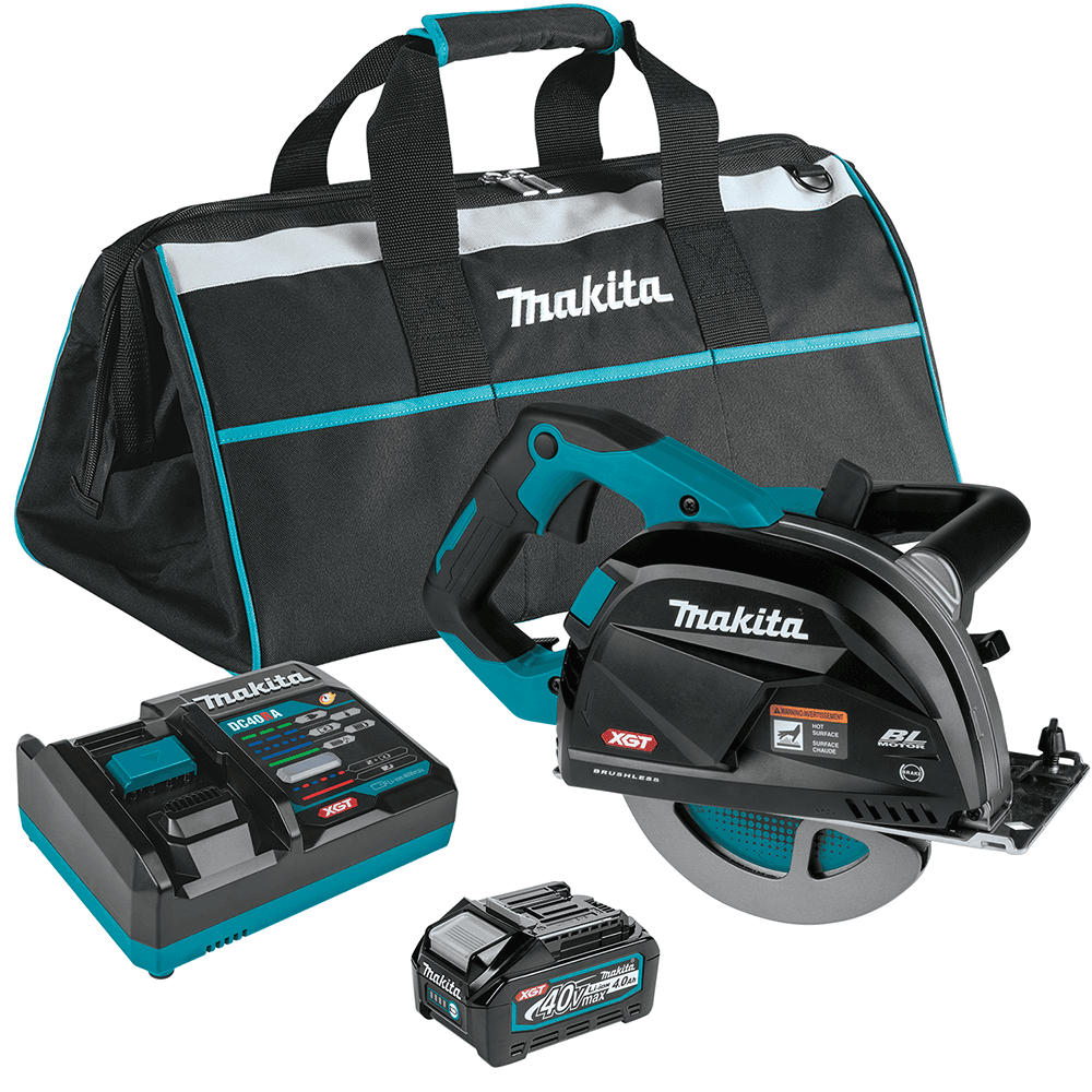 40V max XGT Brushless Cordless 7-1/4" Metal Cutting Saw Kit with Electric Brake/Chip Collector (4.0 Ah)
