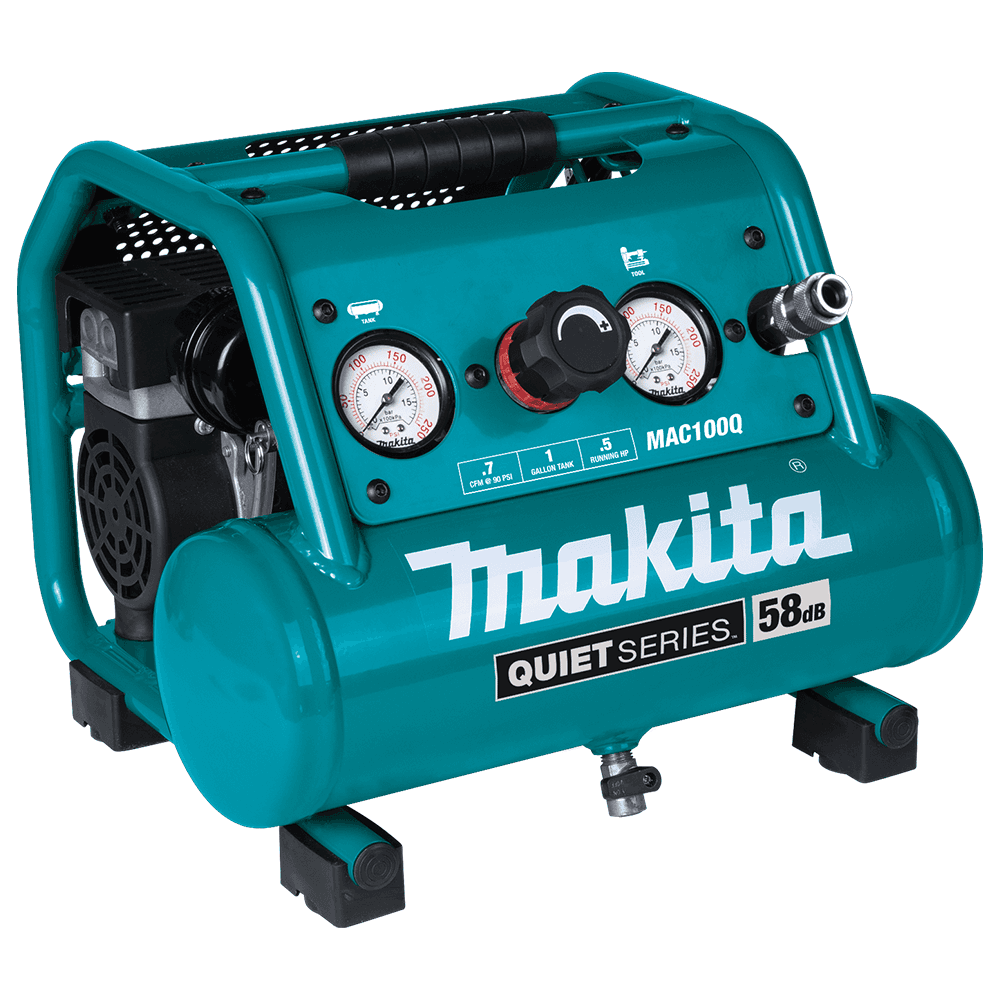 Quiet 1/2 HP Compact Oil-Free Electric Air Compressor
