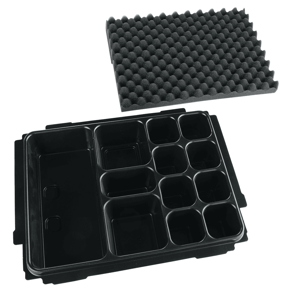 MAKPAC Interlocking Case Universal Insert Tray with Foam Lid