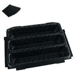 MAKPAC Interlocking Case 3 Row Insert Tray