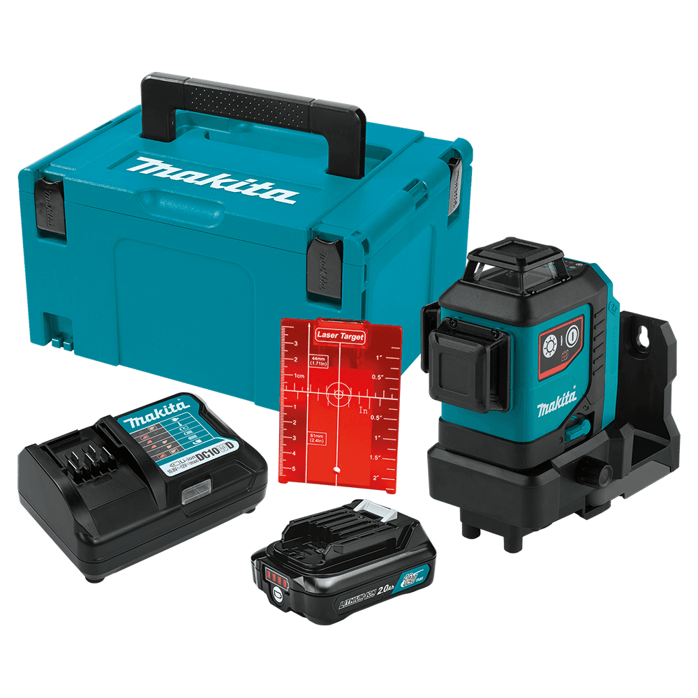 12 V max CXT Lithium-Ion Cordless Self-Leveling 360° 3-Plane Red Laser Kit (2.0Ah)