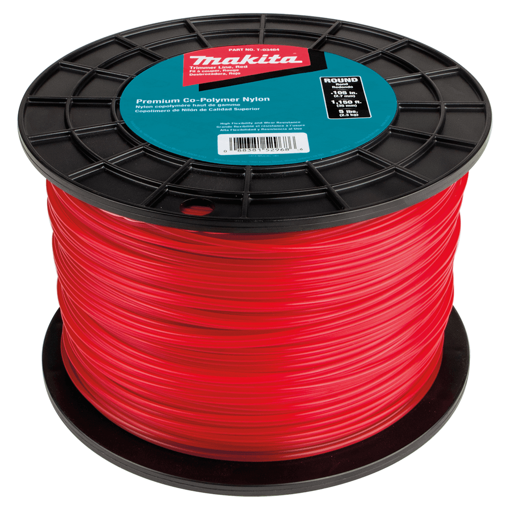1150' x 0.105" Round Trimmer Line, Red