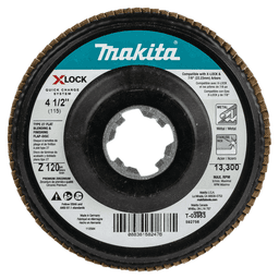 4-1/2" 120 Grit Blending/Polishing Flap Disc