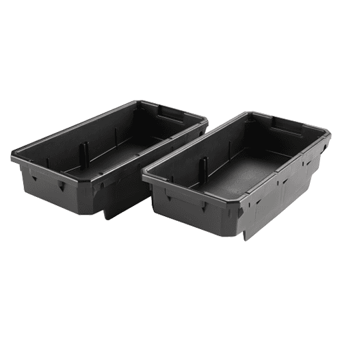 MAKTRAK Organizer Bin Set, Low‑Profile Medium (2/Pack)