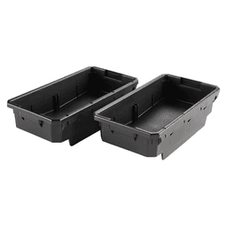 MAKTRAK Organizer Bin Set, Low‑Profile Medium (2/Pack)