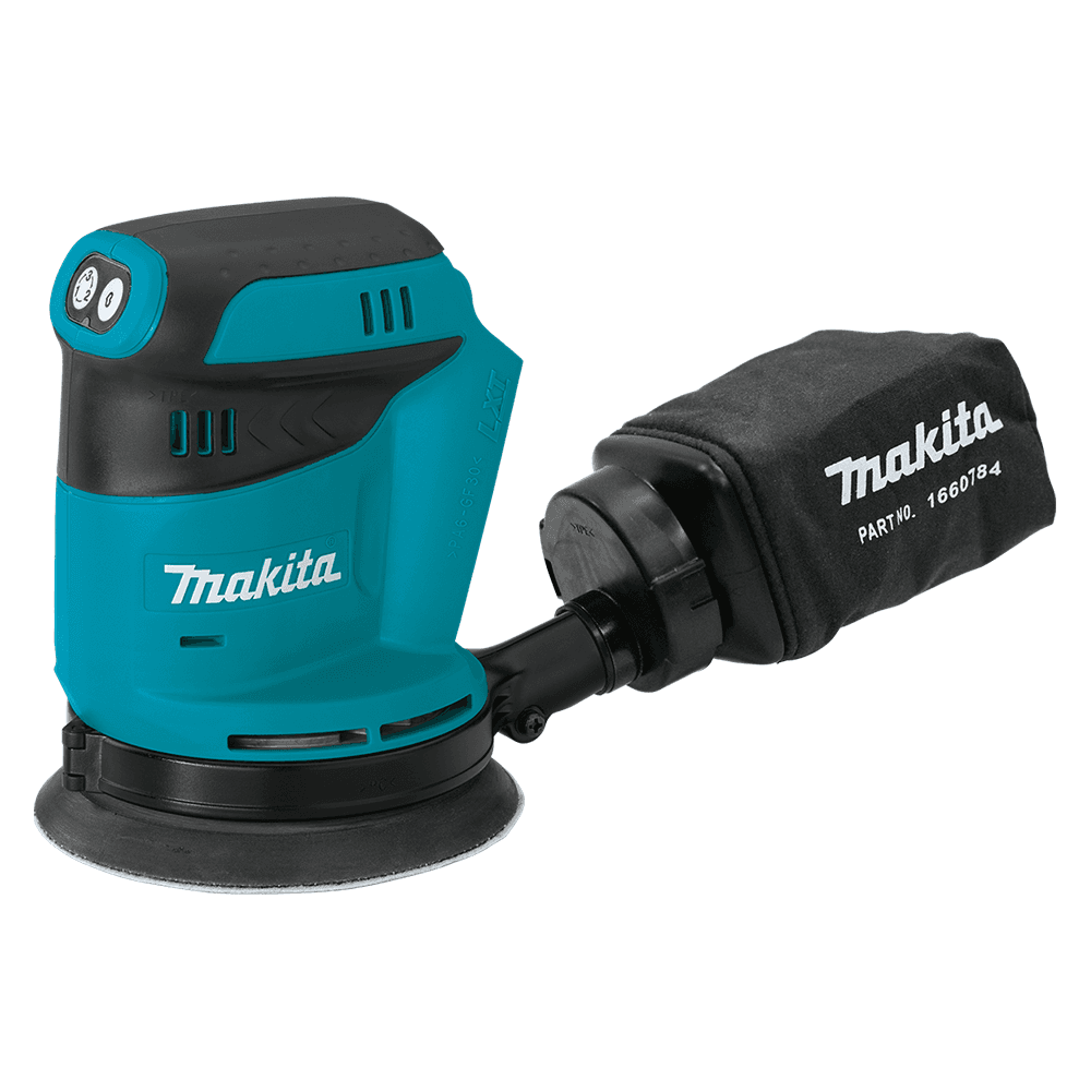 5" Cordless Random Orbit Sander, 1/8" Orbit with Hook & Loop Pad