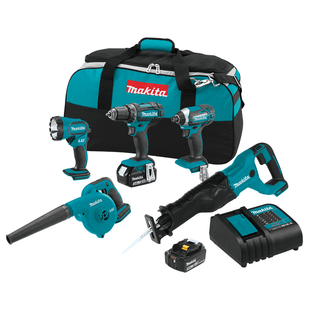 18V LXT Lithium-Ion Cordless 5-Piece Combo Kit