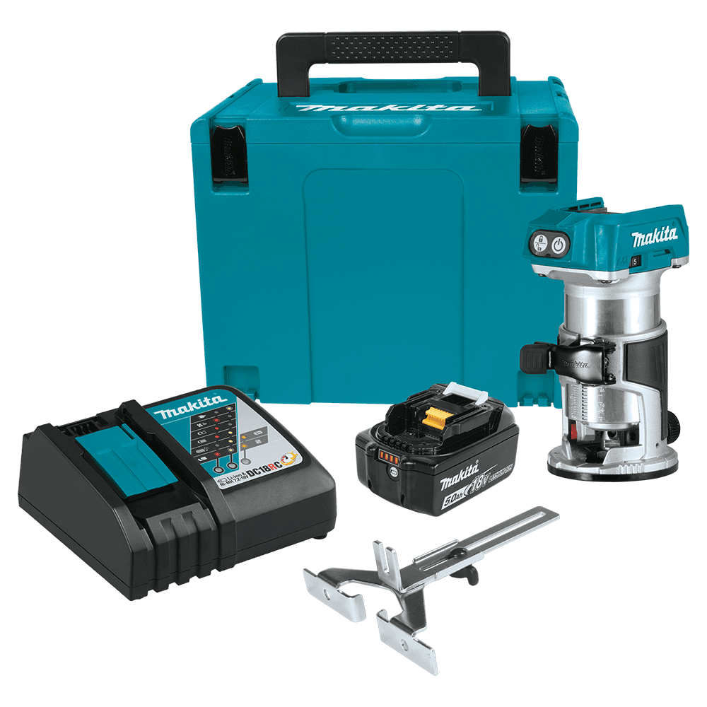 18V LXT Lithium-Ion Brushless Cordless Compact Router Starter Kit (5.0Ah)