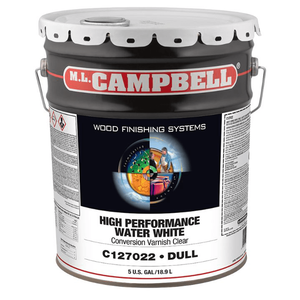 High Performance WW Clear Conversion Varnish, Dull, 5 Gallon