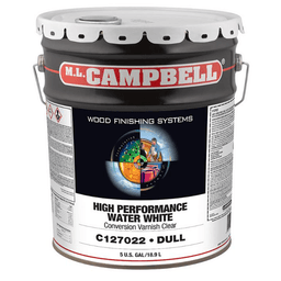 High Performance WW Clear Conversion Varnish, Dull, 5 Gallon
