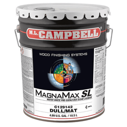 MagnaMax® SL Pre-Catalyzed Clear Lacquer, Dull, 5 Gallon Pail