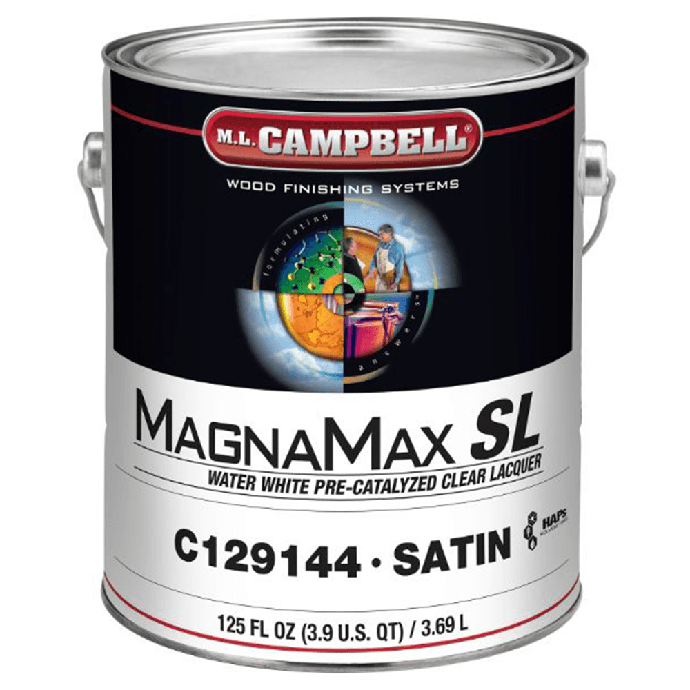 MagnaMax® SL Pre-Catalyzed Clear Lacquer, Satin, 1 Gallon