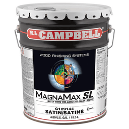 MagnaMax® SL Pre-Catalyzed Clear Lacquer, Satin, 5 Gallon Pail