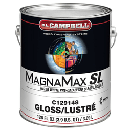 MagnaMax® SL Pre-Catalyzed Clear Lacquer, Gloss, 1 Gallon