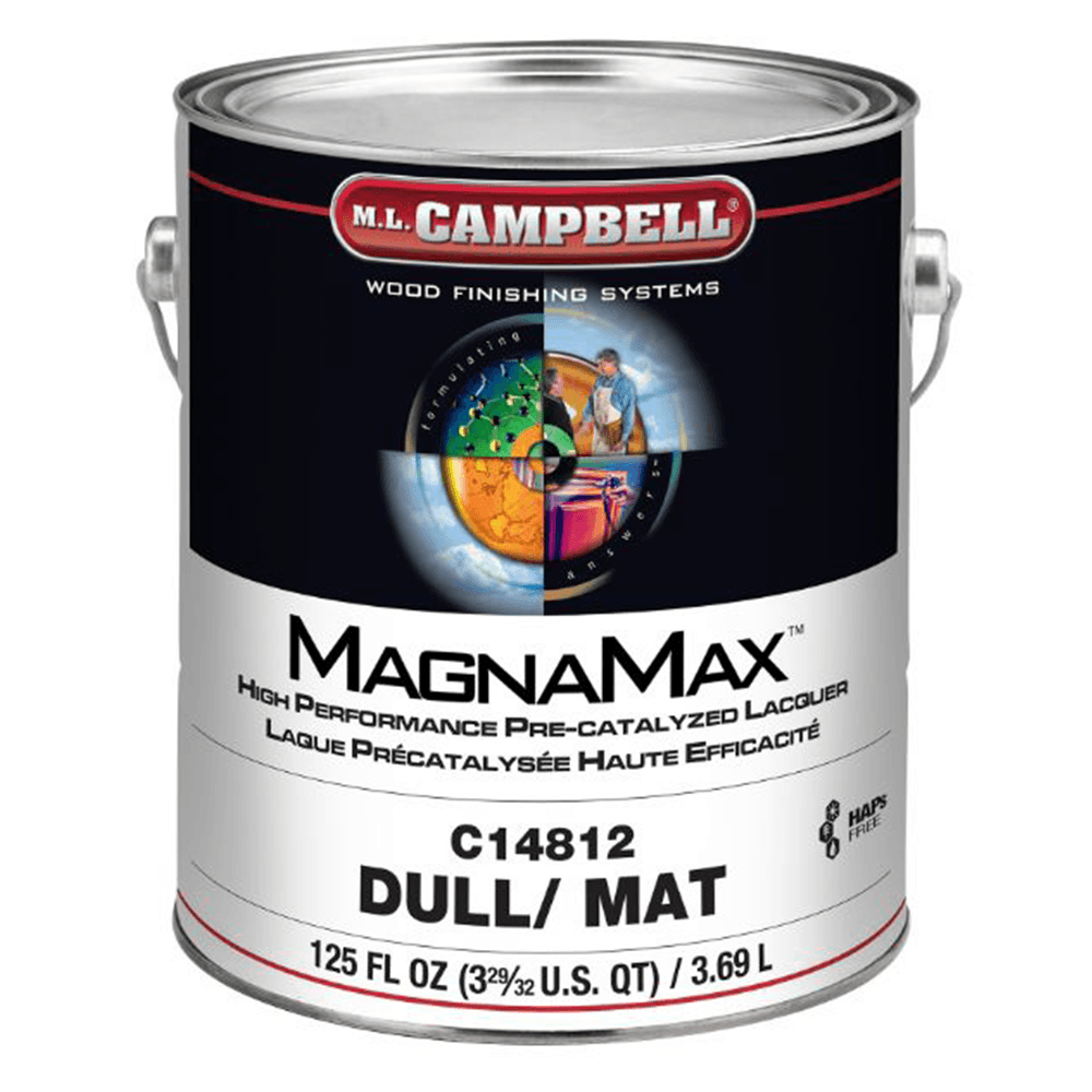MagnaMax® High Performance Pre-Catalyzed Clear Lacquer, Dull, 1 Gallon