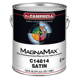 MagnaMax® High Performance Pre-Catalyzed Clear Lacquer, Satin, 1 Gallon