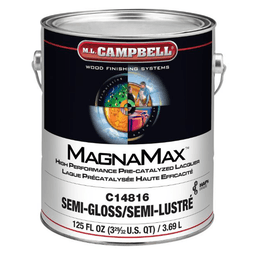 MagnaMax® High Performance Pre-Catalyzed Clear Lacquer, Semi-Gloss, 1 Gallon