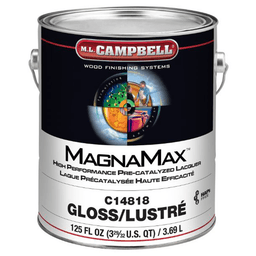 MagnaMax® High Performance Pre-Catalyzed Clear Lacquer, Gloss, 1 Gallon