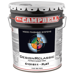 DesignRclassic® Furniture Clear Lacquer, Flat, 5 Gallon
