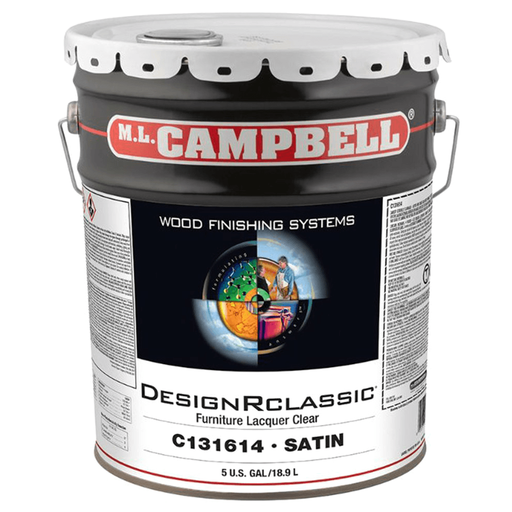 DesignRclassic® Furniture Clear Lacquer, Satin, 5 Gallon