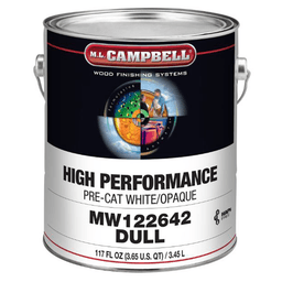 High Performance Pre-Catalyzed White/Opaque Lacquer, Dull