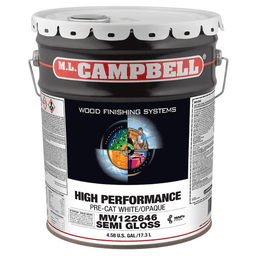 High Performance Pre-Catalyzed White/Opaque Lacquer, Semi-Gloss