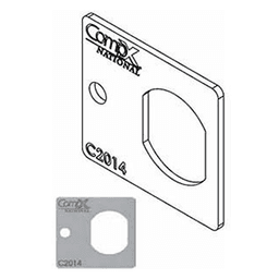 2014 Cam Lock Mounting Plate, Zinc-Plated