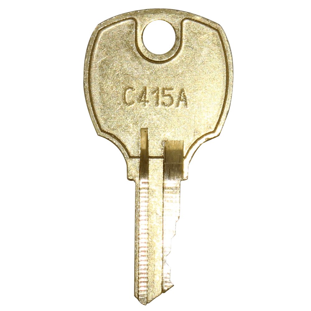 415A Spray Key for Disc Tumbler Cylinder Cam Lock, Bright Nickel