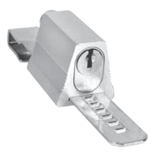 8140 Pin Tumbler Ratchet Lock, Dull Chrome, Keyed to 101A Key
