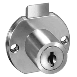 8706 Disc Tumbler Drawer Lock, Bright Brass, Keyed to C413A Key