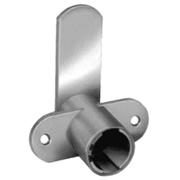 RemovaCore 1-3/16" Cam Lock Cylinder Body, Bright Nickel