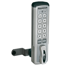 RegulatoR 7/16" Left Hand Mount Electronic Manual Lock, Satin Chrome, Keyless