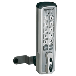 RegulatoR 1-3/16" Vertical Top Mount Electronic Manual Lock, Satin Chrome, Keyless