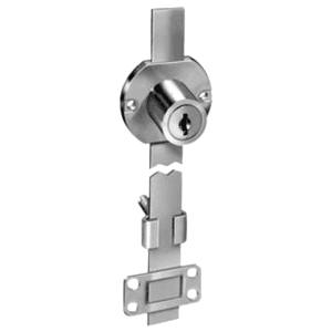 8090 Disc Tumbler Gang Lock, Antique Brass, Keyed to C415A