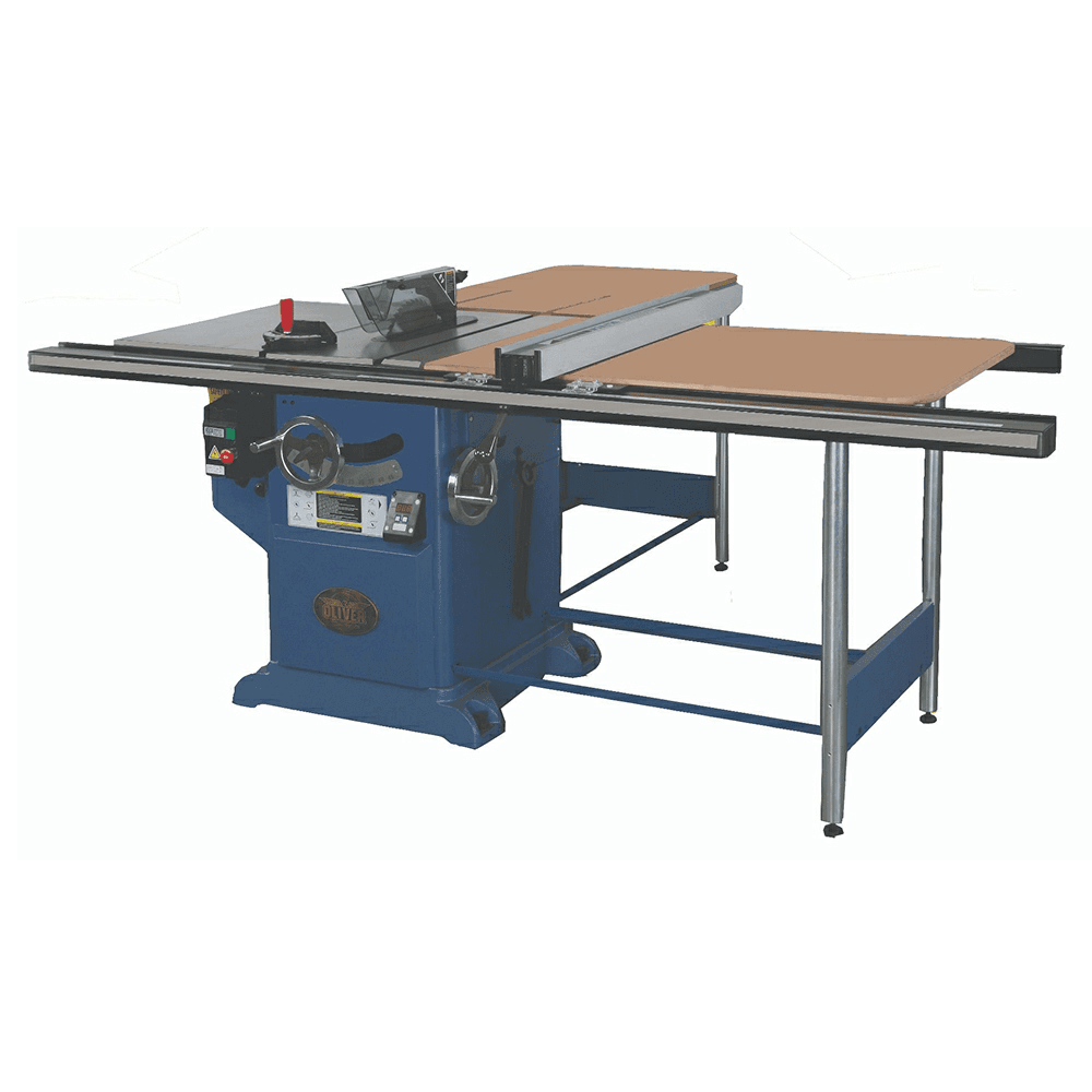 Oliver 12" Heavy Duty Table Saw with 36" Rail, 7.5HP/3 Phase
