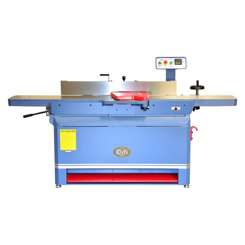 Oliver 16" Parallelogram Jointer with 4-Side Helical Cutterhead/Baldor Motor, 5HP/1 Phase