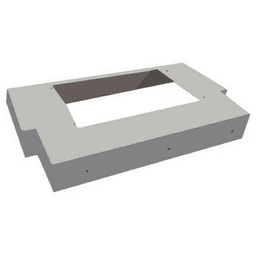 40-7/16" Silver-Metallic Arched T-Shaped Liner for SUT90870M