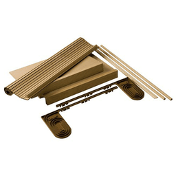 A0160 30" Wood Veneer Straight Appliance Garage, Hickory