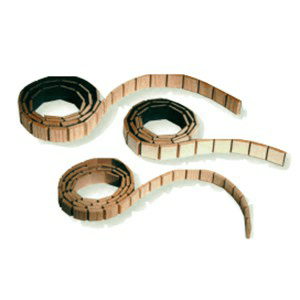 47" x 1" Flexible Dentil Moulding, Red Oak (35/box)