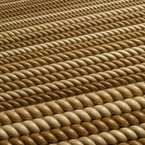 96" x 3/4" Split Rope Moulding, Maple (4/box)